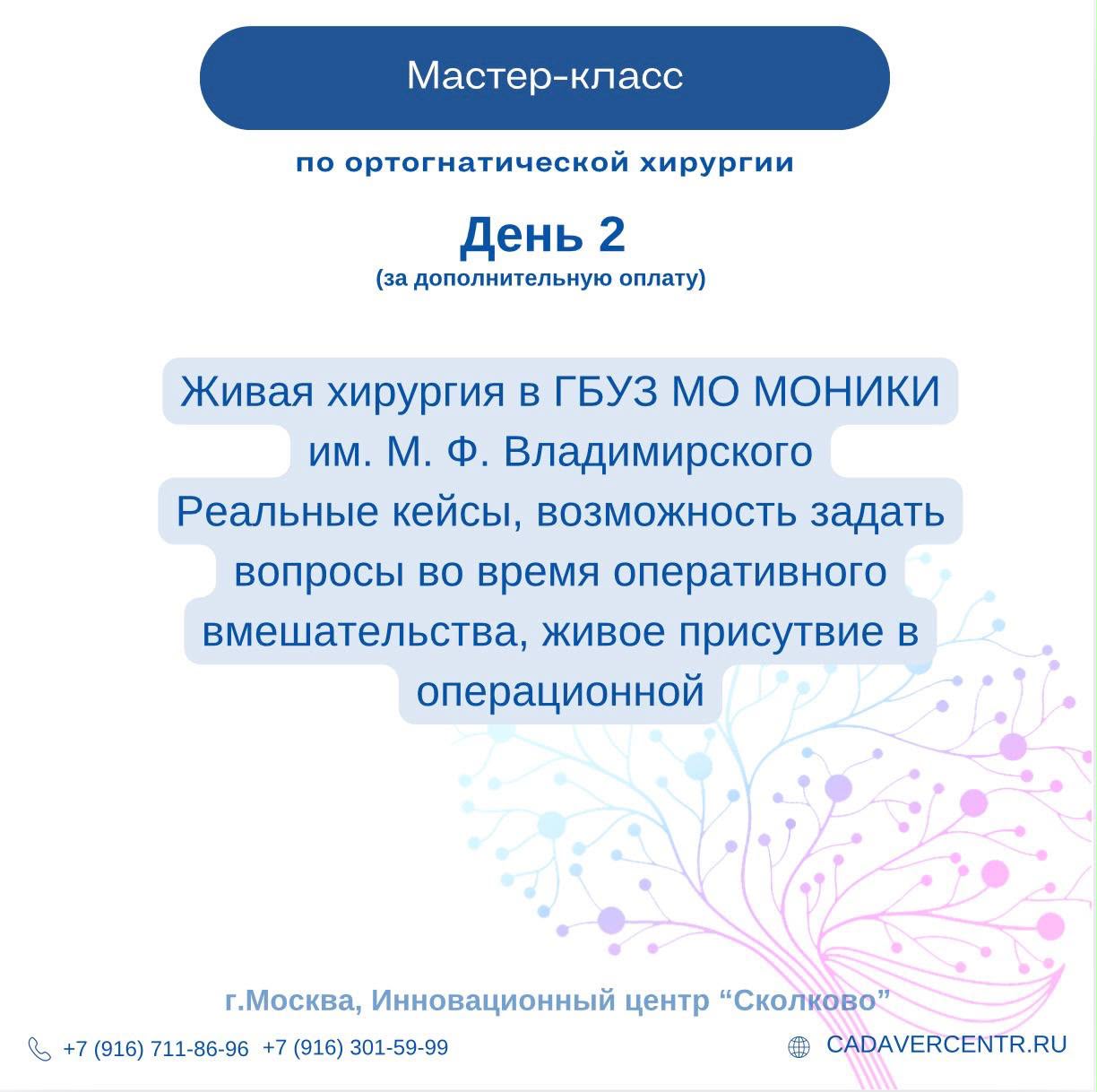                             Мастер-класс «Хирургия улыбки»